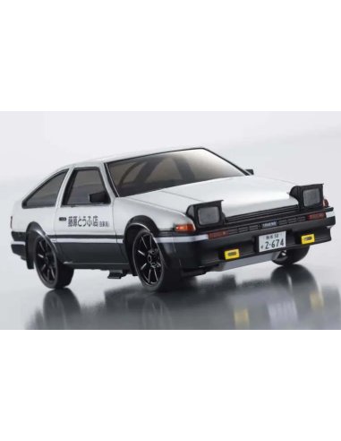 Mini-Z First Toyota Sprinter Truneo AE86 blanc/noir Kyosho 66601A
