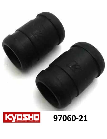 Kyosho raccords souples échappement (x2)  moteur 21 à 25