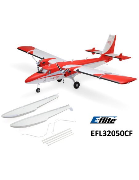 E-flite Twin Otter BNF Basic + flotteurs (env 1,4m) AS3X /Safe EFL32050CF