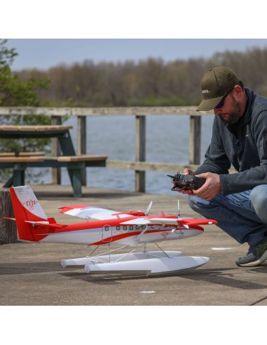 E-flite Twin Otter BNF Basic + flotteurs (env 1,4m) AS3X /Safe EFL32050CF