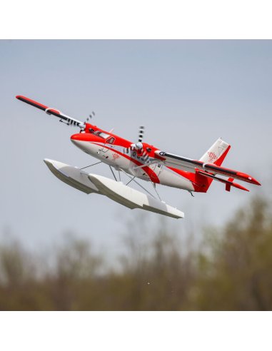 E-flite Twin Otter BNF Basic + flotteurs (env 1,4m) AS3X /Safe EFL32050CF