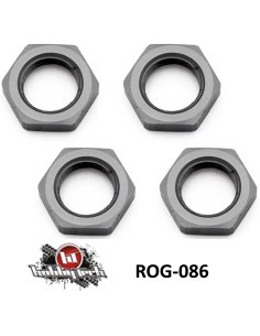 ROG-086 Hobbytech Ecrous de roues Rogue Buggy  (x4)