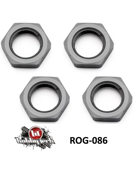 ROG-086 Hobbytech Ecrous de roues Rogue Buggy  (x4)