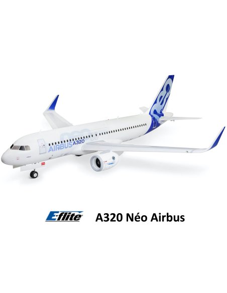 E-flite Airbus A320 Néo env 1,52 M double turbine BNF ou PNP