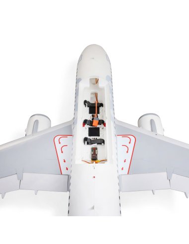 E-flite Airbus A320 Néo env 1,52 M double turbine BNF ou PNP