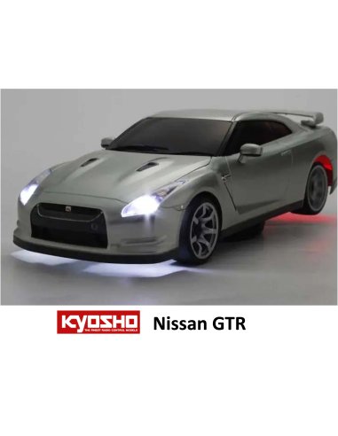 Mini-Z First Nissan GTR R35 Silver Kyosho 66608A