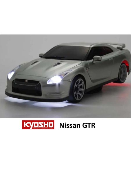 Mini-Z First Nissan GTR R35 Silver Kyosho 66608A