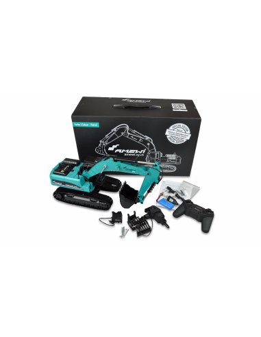 Pelle mécanique 1/14 ème toute metal + attache rapide