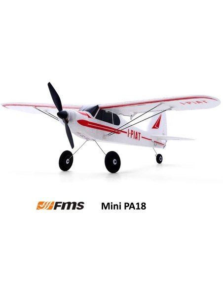 FMS Avion PA18 500mm RTF Complet avec radio