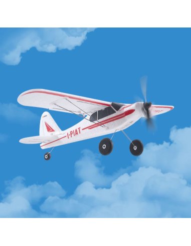 FMS Avion PA18 500mm RTF Complet avec radio