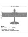 E-flite Scrappy 800mm Micro BNF Basic EFL02150D - vue 5