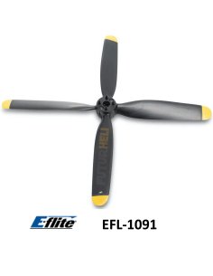 E-flite EFL-1091 Hélice 4 pales UMX P51 " Detroit Miss "