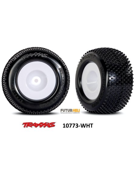 Traxxas 10773-WHT Mini-XRT roues Response Pro (x2)
