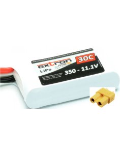 Batterie lipo 350 mAh 3S 11,1v prise XT30 Extron X6434