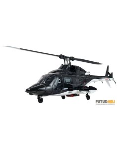 Helicoptère RC Airwolf bell 222 pro 6 canaux Complet
