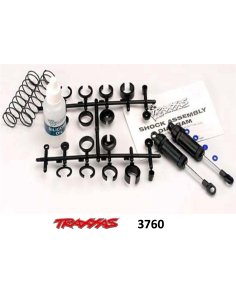 Traxxas 3760 amortisseurs (x2) noir ressorts noirs Mini XRT/Maxx
