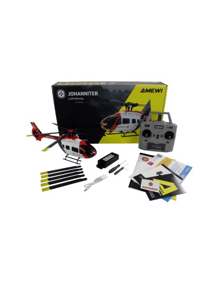 Helico H145 Johanniter brushless Complet avec radio