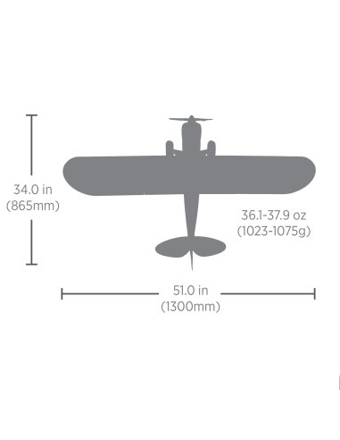 McFarland Carbone Cub 1,3m Spécial édition 2025 RTF / BNF