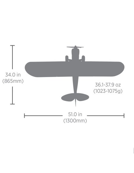 McFarland Carbone Cub 1,3m Spécial édition 2025 RTF / BNF