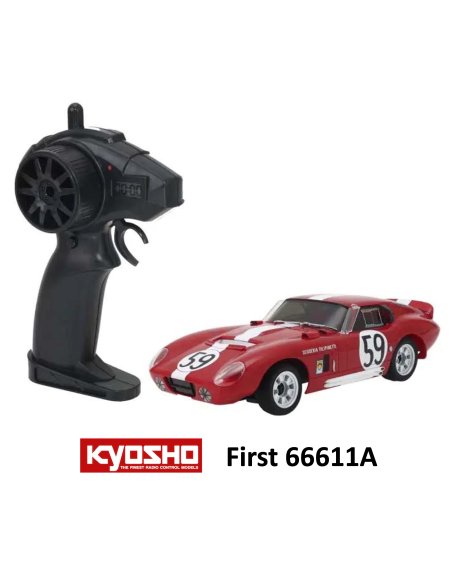 Mini-Z First Shelby Cobra Daytona rouge Num 59 Kyosho 66611A