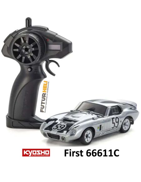 Mini-Z First Shelby Cobra Daytona Chrome Kyosho 66611C