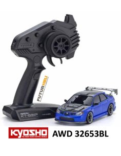 Mini-z Subaru Impreza WRX Aero Kit Bleu AWD 4x4 32653BL
