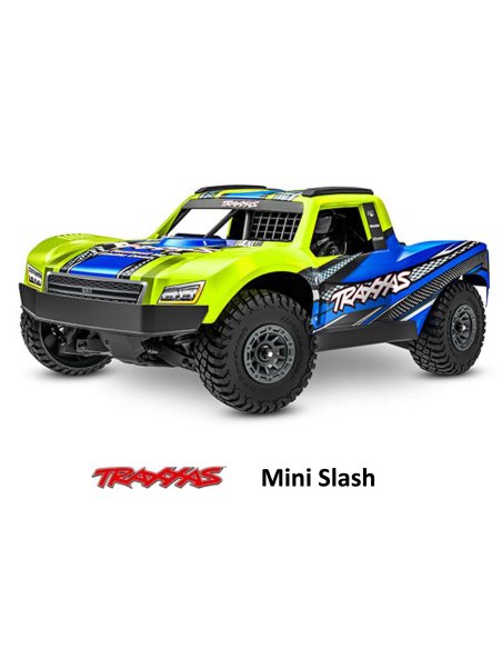 Mini Slash Traxxas jaune futurheli