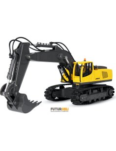 Pelle mécanique à godet metal complète 16 canaux 1:18 ème