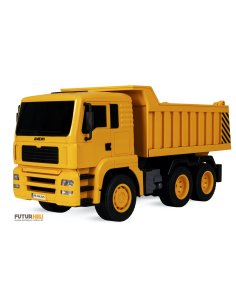 Camion benne basculante + radio + batterie 1/18 ème RTR