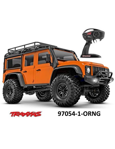 TRX-4M Land Rover défender orange traxxas