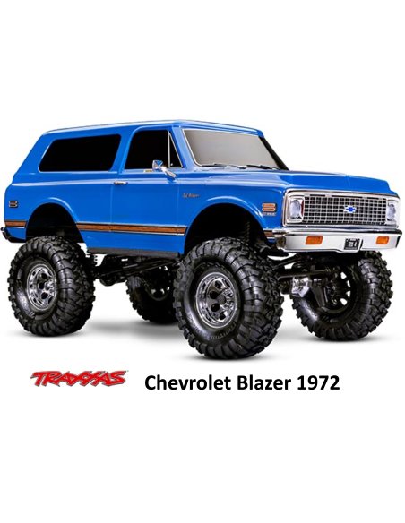 TRX-4 Chevrolet Blazer 1972 Bleu Hight Trial 92086-4-BLUE