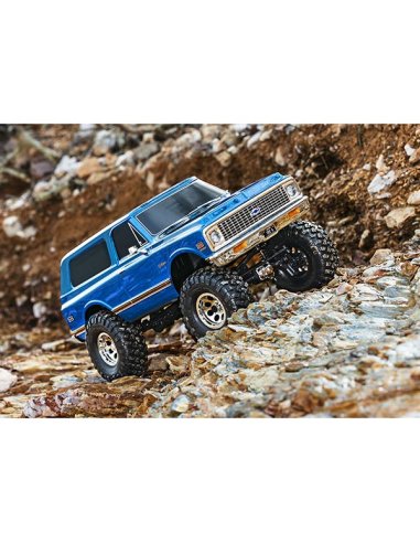 TRX-4 Chevrolet Blazer 1972 Bleu Hight Trial 92086-4-BLUE