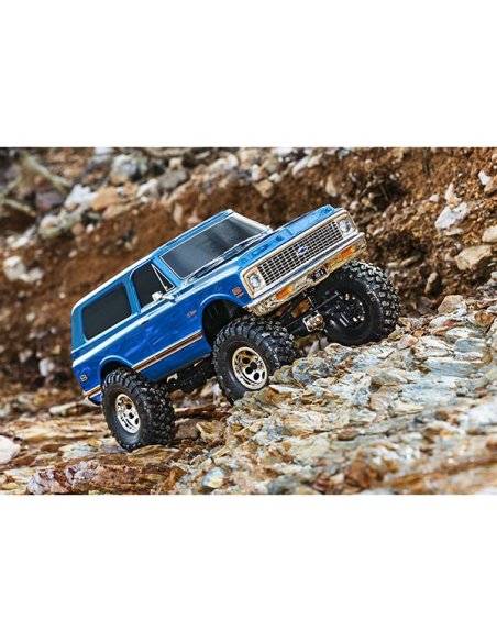 TRX-4 Chevrolet Blazer 1972 Bleu Hight Trial 92086-4-BLUE