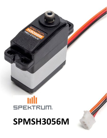 Servo H3056M Digital métal helico Blade 235