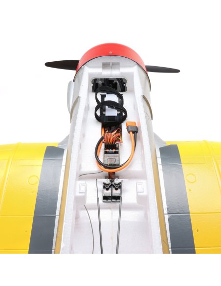 Texan e-flite vue de dedans Texan e-flite vue de dedans