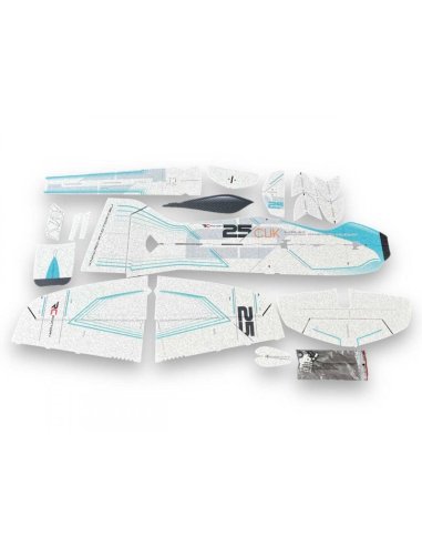 Avion Indoor Clik 25 bleu 840mm EPP super combo motorisation
