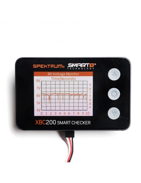 Batterie Checker + testeur servo et récepteur Spektrum SPMXBC200