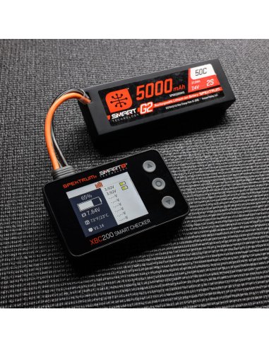 Batterie Checker + testeur servo et récepteur Spektrum SPMXBC200