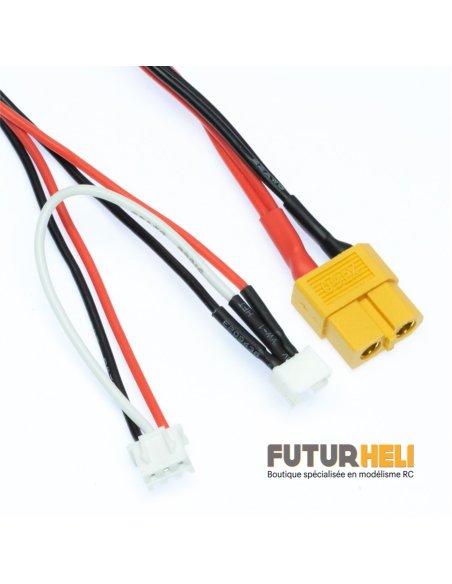 Cordon de charge XT60 vers UMX 130x