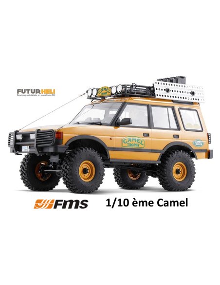 Land Rover 1/10 Discovery Camel trophy ARTR Distribué par Futurheli