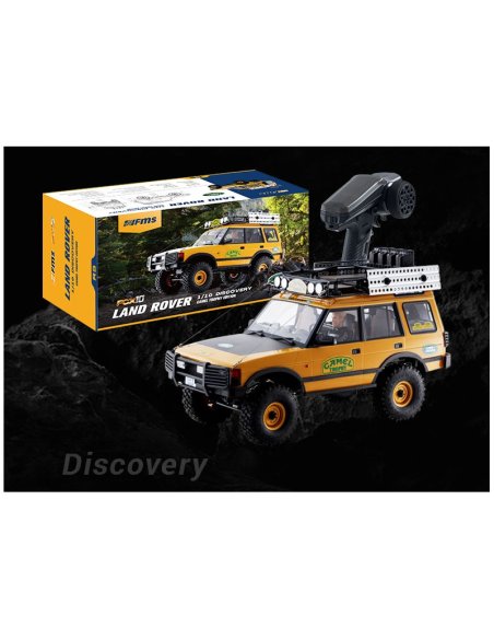 Land Rover 1/10 Discovery Camel trophy ARTR FMS11043RS-YL-SP