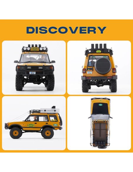 Land Rover 1/10 Discovery Camel trophy ARTR FMS11043RS-YL-SP