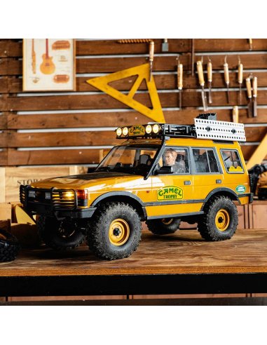 Land Rover 1/10 Discovery Camel trophy ARTR FMS11043RS-YL-SP