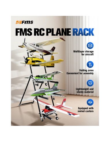 Rack rangement avions FMS sur roulettes FMSACC001