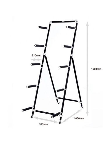 Rack rangement avions FMS sur roulettes FMSACC001