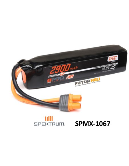 Batterie lipo 2900 Mah 4S 14,8v G2PRO 120C prise IC3 Dispo chez Futurheli .