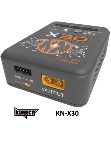 Chargeur konect X30 vue de face par Futurheli