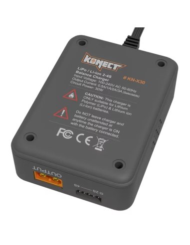 Multi Chargeur 30W 2à4S Lipo-Li ion-Life konect KN-X30