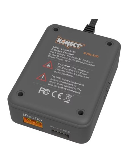 Multi Chargeur 30W 2à4S Lipo-Li ion-Life konect KN-X30