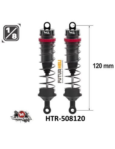Amortisseurs BIG Bore 120mm 16mm + 3 type de ressorts HTR-508120